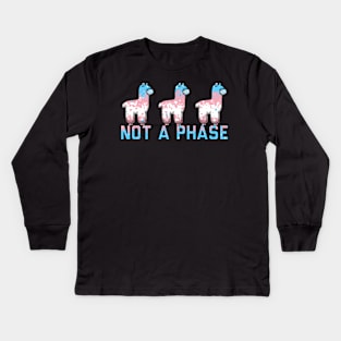 Not A Phase Trans Kids Long Sleeve T-Shirt